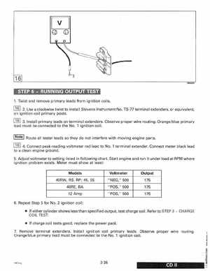 1996 Johnson Evinrude "ED" 40 thru 55 2-Cylinder Service Manual, P/N 507124, Page 135