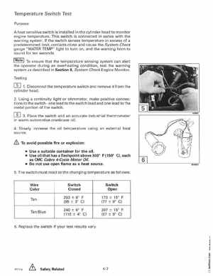 1996 Johnson Evinrude "ED" 40 thru 55 2-Cylinder Service Manual, P/N 507124, Page 142