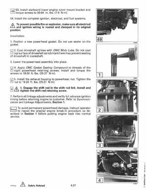 1996 Johnson Evinrude "ED" 40 thru 55 2-Cylinder Service Manual, P/N 507124, Page 162
