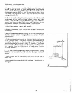 1996 Johnson Evinrude "ED" 40 thru 55 2-Cylinder Service Manual, P/N 507124, Page 176