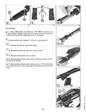 1996 Johnson Evinrude "ED" 40 thru 55 2-Cylinder Service Manual, P/N 507124, Page 178