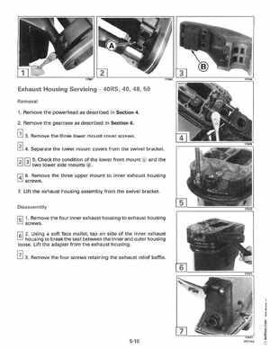 1996 Johnson Evinrude "ED" 40 thru 55 2-Cylinder Service Manual, P/N 507124, Page 182