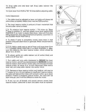 1996 Johnson Evinrude "ED" 40 thru 55 2-Cylinder Service Manual, P/N 507124, Page 188