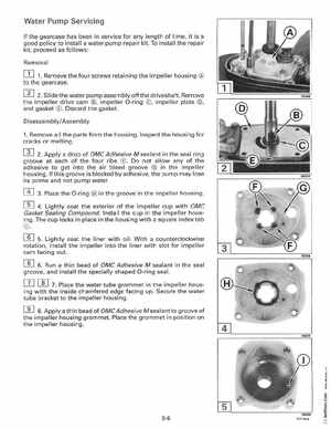 1996 Johnson Evinrude "ED" 40 thru 55 2-Cylinder Service Manual, P/N 507124, Page 203
