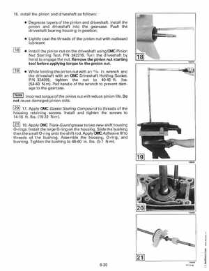 1996 Johnson Evinrude "ED" 40 thru 55 2-Cylinder Service Manual, P/N 507124, Page 217