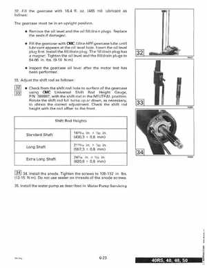 1996 Johnson Evinrude "ED" 40 thru 55 2-Cylinder Service Manual, P/N 507124, Page 220