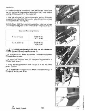 1996 Johnson Evinrude "ED" 40 thru 55 2-Cylinder Service Manual, P/N 507124, Page 221