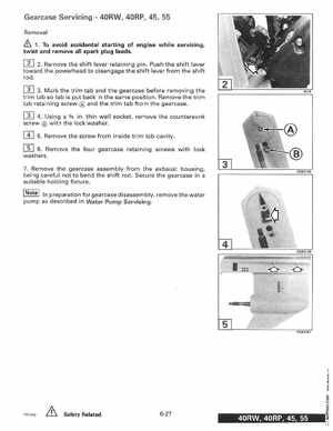 1996 Johnson Evinrude "ED" 40 thru 55 2-Cylinder Service Manual, P/N 507124, Page 224