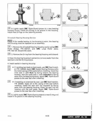 1996 Johnson Evinrude "ED" 40 thru 55 2-Cylinder Service Manual, P/N 507124, Page 230