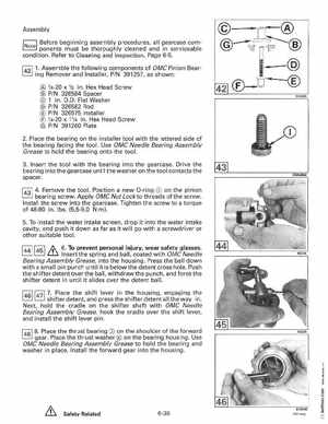 1996 Johnson Evinrude "ED" 40 thru 55 2-Cylinder Service Manual, P/N 507124, Page 233
