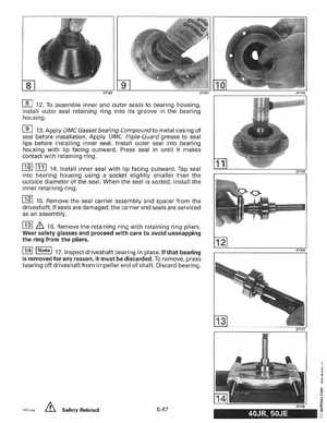 1996 Johnson Evinrude "ED" 40 thru 55 2-Cylinder Service Manual, P/N 507124, Page 244