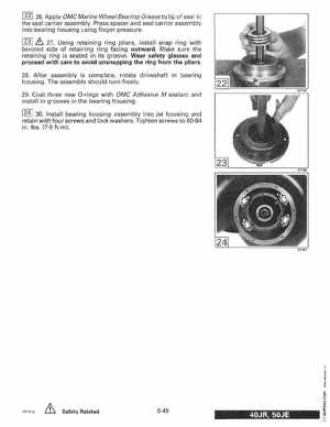 1996 Johnson Evinrude "ED" 40 thru 55 2-Cylinder Service Manual, P/N 507124, Page 246