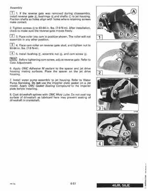 1996 Johnson Evinrude "ED" 40 thru 55 2-Cylinder Service Manual, P/N 507124, Page 248
