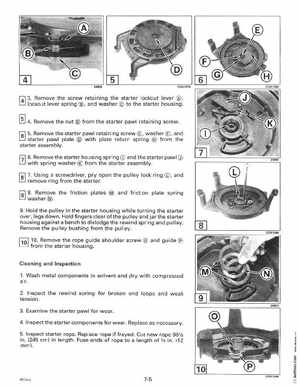 1996 Johnson Evinrude "ED" 40 thru 55 2-Cylinder Service Manual, P/N 507124, Page 258