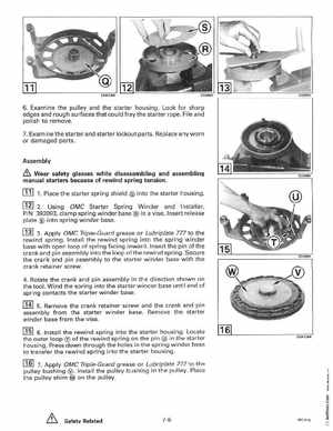 1996 Johnson Evinrude "ED" 40 thru 55 2-Cylinder Service Manual, P/N 507124, Page 259