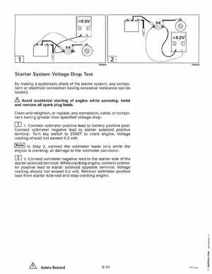 1996 Johnson Evinrude "ED" 40 thru 55 2-Cylinder Service Manual, P/N 507124, Page 271