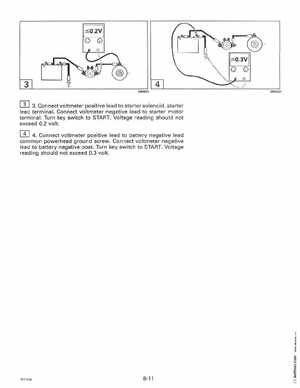 1996 Johnson Evinrude "ED" 40 thru 55 2-Cylinder Service Manual, P/N 507124, Page 272