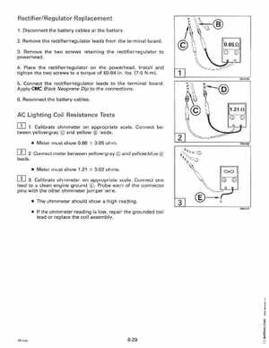 1996 Johnson Evinrude "ED" 40 thru 55 2-Cylinder Service Manual, P/N 507124, Page 290