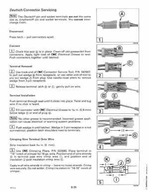 1996 Johnson Evinrude "ED" 40 thru 55 2-Cylinder Service Manual, P/N 507124, Page 296