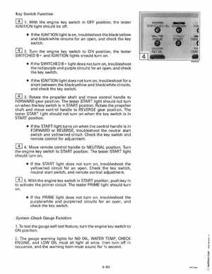 1996 Johnson Evinrude "ED" 40 thru 55 2-Cylinder Service Manual, P/N 507124, Page 301