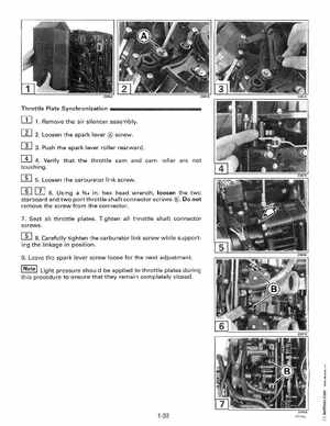 1996 Johnson Evinrude "ED" 60 LV 90, 115, 150, 150C, 175 Service Manual, P/N 507127, Page 38