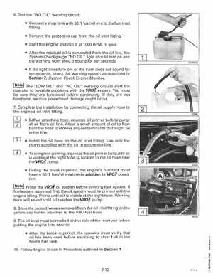 1996 Johnson Evinrude "ED" 60 LV 90, 115, 150, 150C, 175 Service Manual, P/N 507127, Page 62