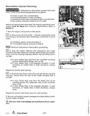 1996 Johnson Evinrude "ED" 60 LV 90, 115, 150, 150C, 175 Service Manual, P/N 507127, Page 91