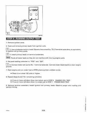 1996 Johnson Evinrude "ED" 60 LV 90, 115, 150, 150C, 175 Service Manual, P/N 507127, Page 130