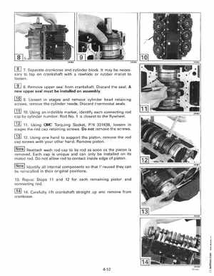 1996 Johnson Evinrude "ED" 60 LV 90, 115, 150, 150C, 175 Service Manual, P/N 507127, Page 144