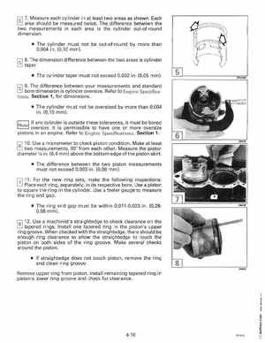1996 Johnson Evinrude "ED" 60 LV 90, 115, 150, 150C, 175 Service Manual, P/N 507127, Page 148