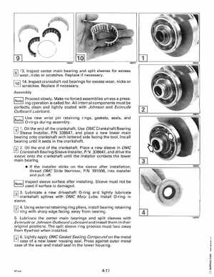 1996 Johnson Evinrude "ED" 60 LV 90, 115, 150, 150C, 175 Service Manual, P/N 507127, Page 149