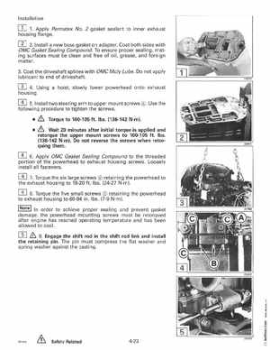 1996 Johnson Evinrude "ED" 60 LV 90, 115, 150, 150C, 175 Service Manual, P/N 507127, Page 155