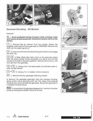 1996 Johnson Evinrude "ED" 60 LV 90, 115, 150, 150C, 175 Service Manual, P/N 507127, Page 190