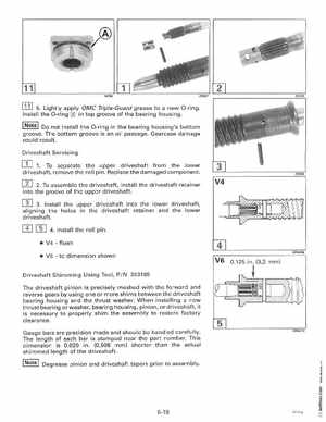 1996 Johnson Evinrude "ED" 60 LV 90, 115, 150, 150C, 175 Service Manual, P/N 507127, Page 197