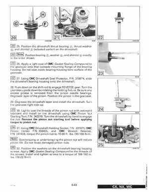 1996 Johnson Evinrude "ED" 60 LV 90, 115, 150, 150C, 175 Service Manual, P/N 507127, Page 222