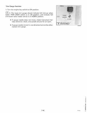 1996 Johnson Evinrude "ED" 60 LV 90, 115, 150, 150C, 175 Service Manual, P/N 507127, Page 277