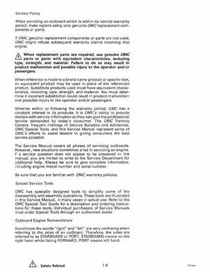 1996 Johnson Evinrude "ED" 9.9 thru 30 2-Cylinder Service Manual, P/N 507122, Page 12