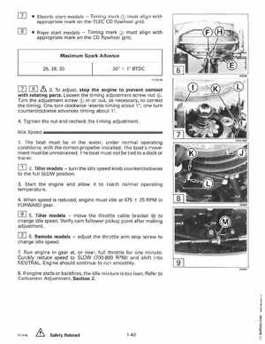 1996 Johnson Evinrude "ED" 9.9 thru 30 2-Cylinder Service Manual, P/N 507122, Page 49