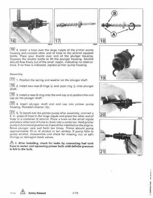 1996 Johnson Evinrude "ED" 9.9 thru 30 2-Cylinder Service Manual, P/N 507122, Page 73