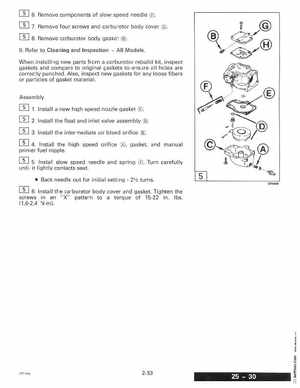 1996 Johnson Evinrude "ED" 9.9 thru 30 2-Cylinder Service Manual, P/N 507122, Page 91