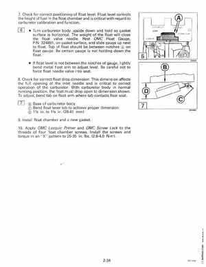1996 Johnson Evinrude "ED" 9.9 thru 30 2-Cylinder Service Manual, P/N 507122, Page 92