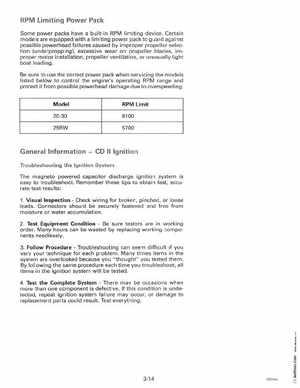 1996 Johnson Evinrude "ED" 9.9 thru 30 2-Cylinder Service Manual, P/N 507122, Page 112