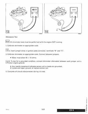 1996 Johnson Evinrude "ED" 9.9 thru 30 2-Cylinder Service Manual, P/N 507122, Page 129