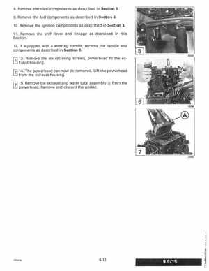 1996 Johnson Evinrude "ED" 9.9 thru 30 2-Cylinder Service Manual, P/N 507122, Page 142