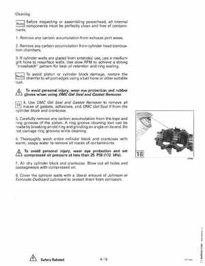 1996 Johnson Evinrude "ED" 9.9 thru 30 2-Cylinder Service Manual, P/N 507122, Page 147