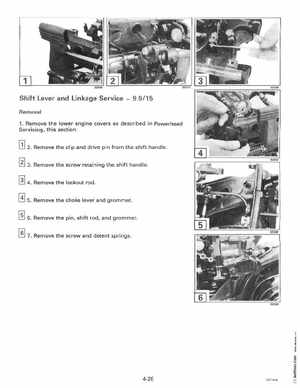 1996 Johnson Evinrude "ED" 9.9 thru 30 2-Cylinder Service Manual, P/N 507122, Page 157