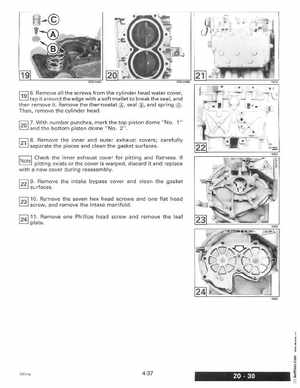 1996 Johnson Evinrude "ED" 9.9 thru 30 2-Cylinder Service Manual, P/N 507122, Page 168