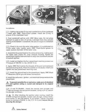 1996 Johnson Evinrude "ED" 9.9 thru 30 2-Cylinder Service Manual, P/N 507122, Page 181