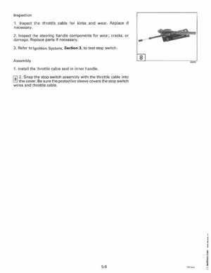 1996 Johnson Evinrude "ED" 9.9 thru 30 2-Cylinder Service Manual, P/N 507122, Page 196