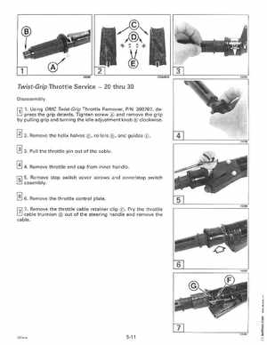 1996 Johnson Evinrude "ED" 9.9 thru 30 2-Cylinder Service Manual, P/N 507122, Page 201
